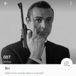 Füge deinem Profil über die Einstellungen eine kleinen Text