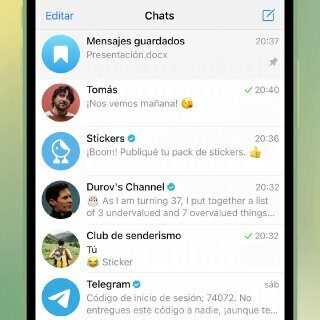 Chats verificados