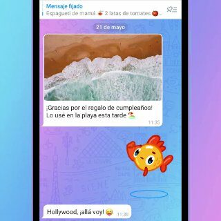Mensajes fijados personales
