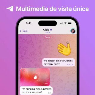 Multimedia que se ve una vez. Multimedia que se ve una vez.