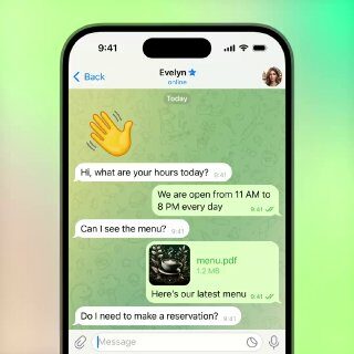 Respuestas rápidas. Con Telegram Business Respuestas rápidas. Con Telegram Business