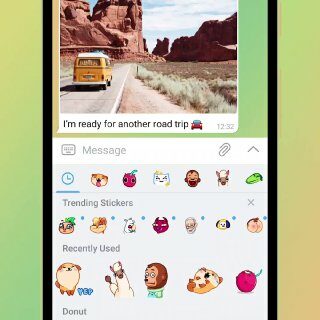 Autocollants en tendance.