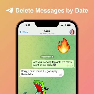 Supprimer les messages par date.