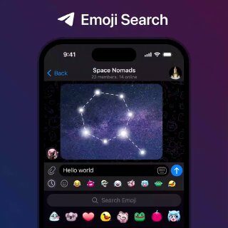 Recherche d'emoji.