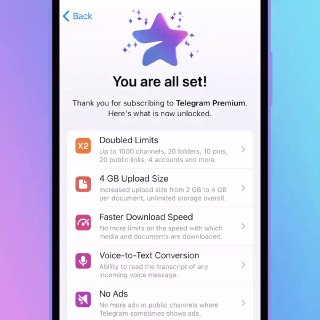 Limit Dua Kali Lipat. Dengan Telegram Premium