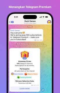 Giveaway dalam Channel.