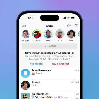 Peringatan Login Baru.