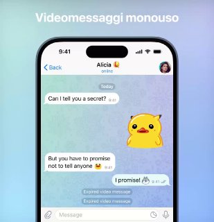 Vedere i messaggi monouso.