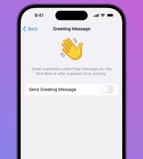 Messaggi di benvenuto. Le attività possono scrivere un saluto che viene inviato immediatamente a... Messaggi di benvenuto. Le attività possono scrivere un saluto che viene inviato immediatamente a...