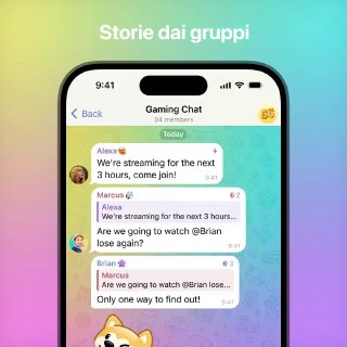 Storie dai gruppi. Storie dai gruppi.