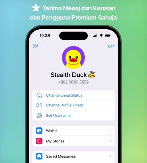 Permisi Mesej Peribadi. Pengguna Premium boleh pilih siapa yang boleh kirim mereka mesej