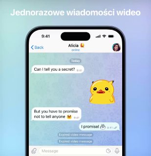 Oglądanie jednorazowych wiadomości.