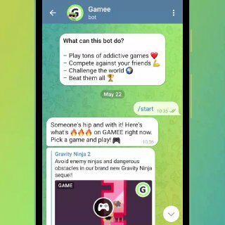 Jogos. Os bots podem funcionar como plataformas completas de jogos