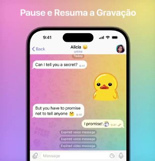 Pause e Retome a Gravação.