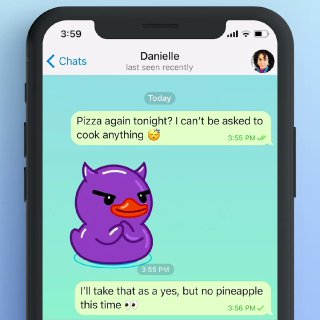 Tap to Preview Stickers