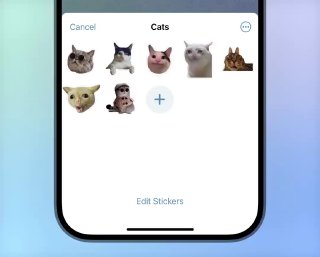 Sticker Editor: Add Existing Stickers.